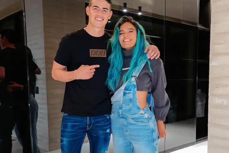 Karol G y James Rodríguez