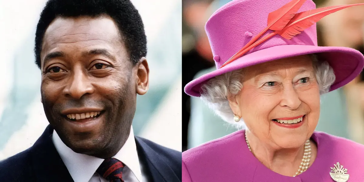 La reacción de Pelé fue sorprendente, y pudo haber causado la indignación de la monarca.