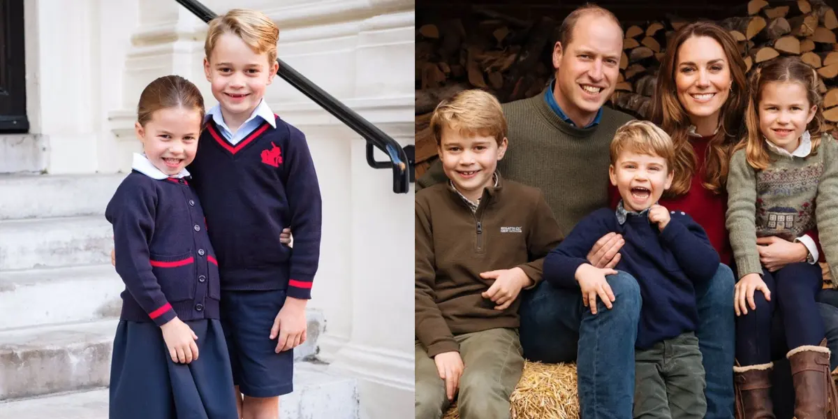 Los pequeños miembros de la familia real asisten a un colegio como cualquier otro.