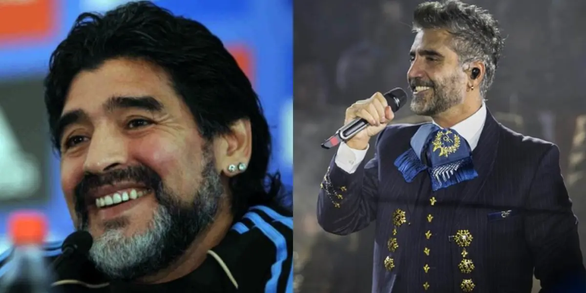 Conoce la polémica que causó Maradona en casa de Alejandro Fernández