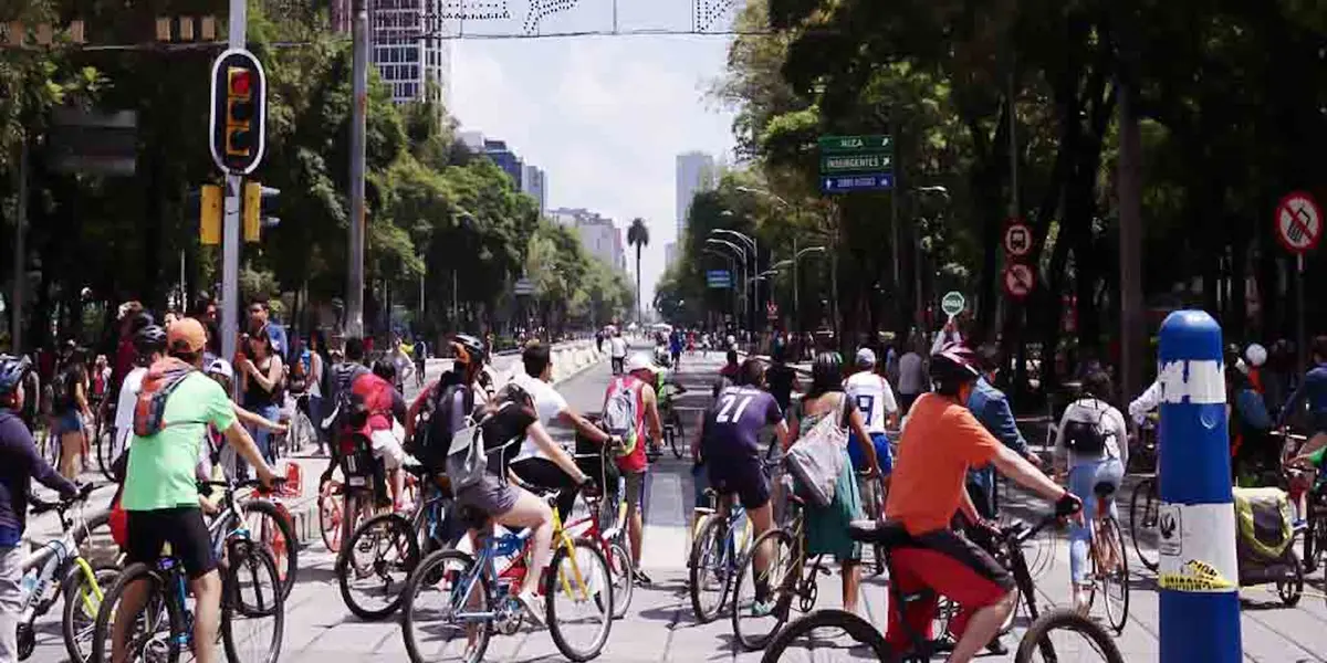 La popular ruta de cientos de ciclistas pueden recorrer a través del programa de la Secretaría de Movilidad (Semovi).