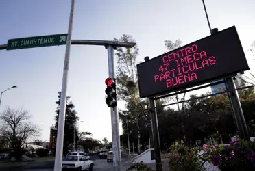 la Secretaría de Medio Ambiente y Desarrollo Territorial (Semadet) activó dos contingencias atmosféricas: en Santa Fe, que presentó 150 Imeca de PM10, y en Las Pintas, con 163.